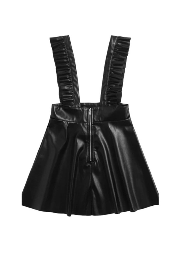 Robe Salopette Robe Simili Cuir Noir Robe Salopette Patineuse