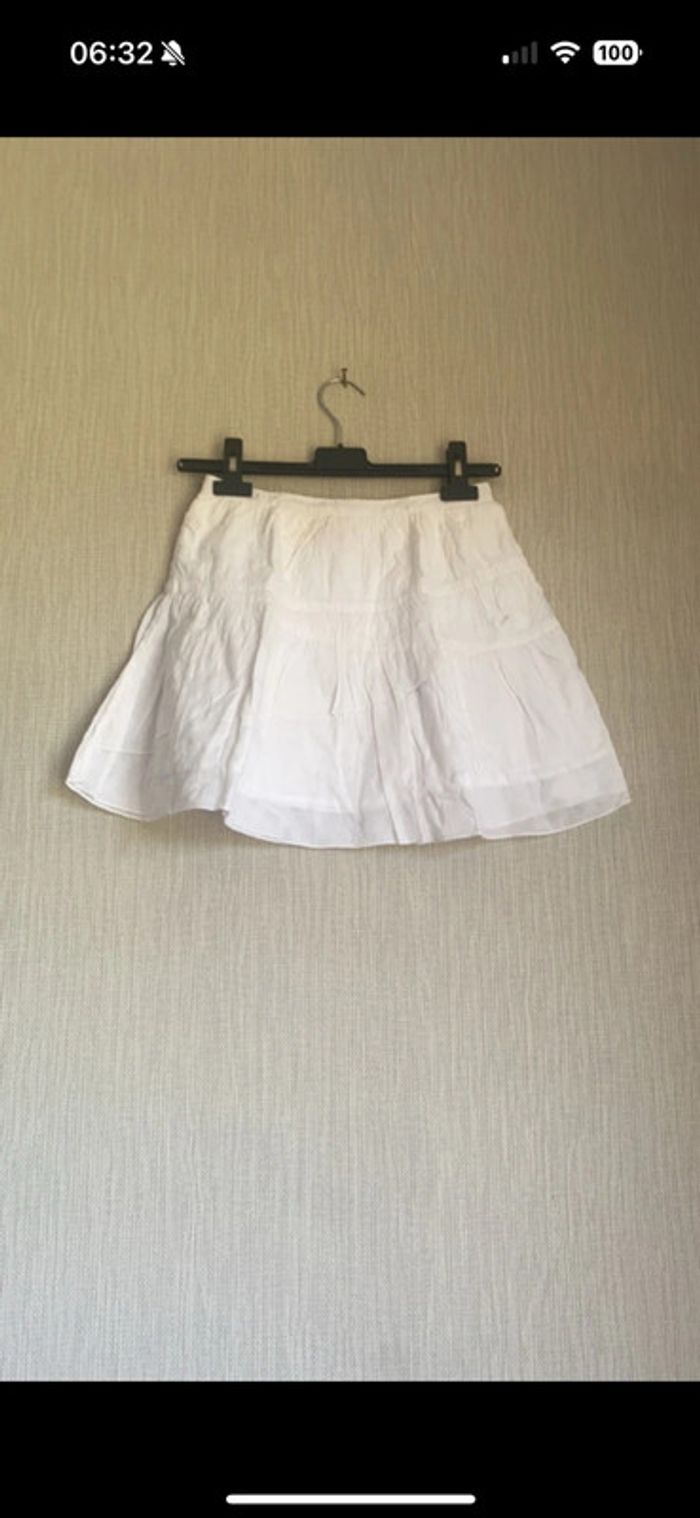Jupe blanche 12ans