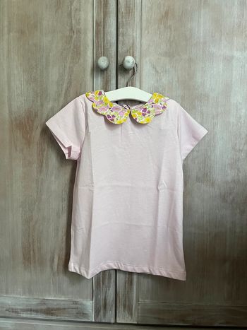 T-shirt col Liberty T.8 ans