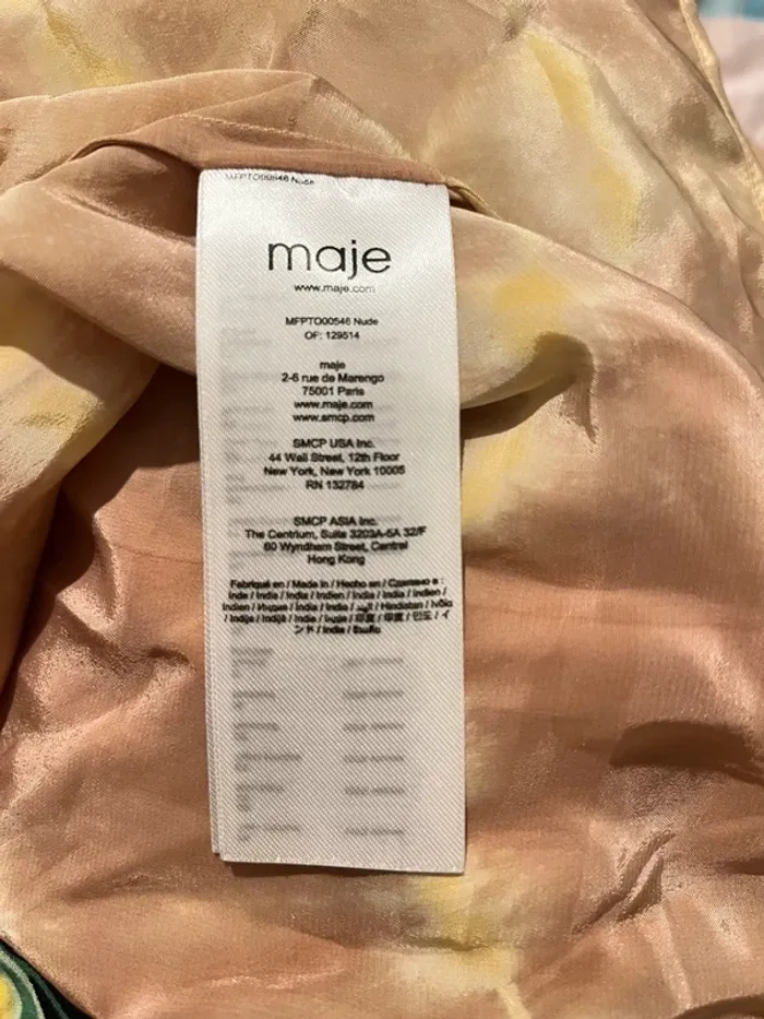 Blouse Large Tie And Dye Maje - photo numéro 9