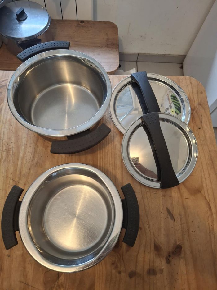 2 faitouts en inox 18/10 Fissler tout feux sauf induction - photo numéro 2
