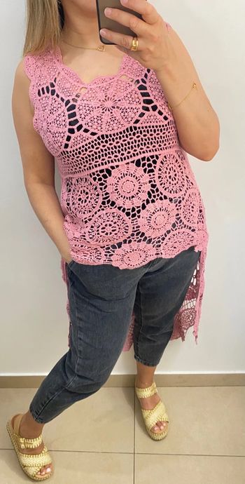 Tunique D’Eté En Crochet Taille M