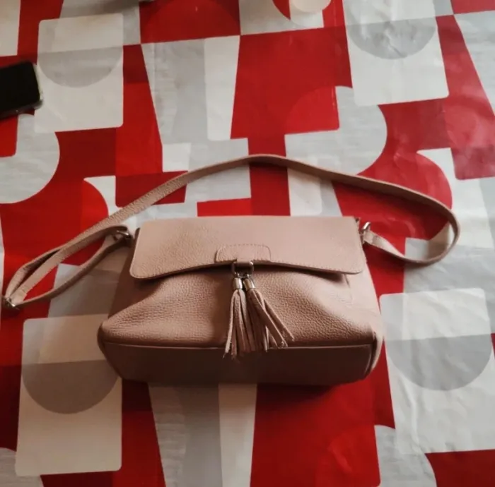 Sac bandoulière beige - photo numéro 2