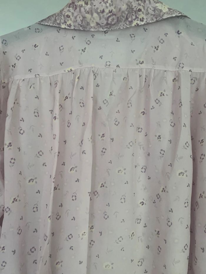 Chemise vintage transparent taille 40 manches 3/4 - photo numéro 13