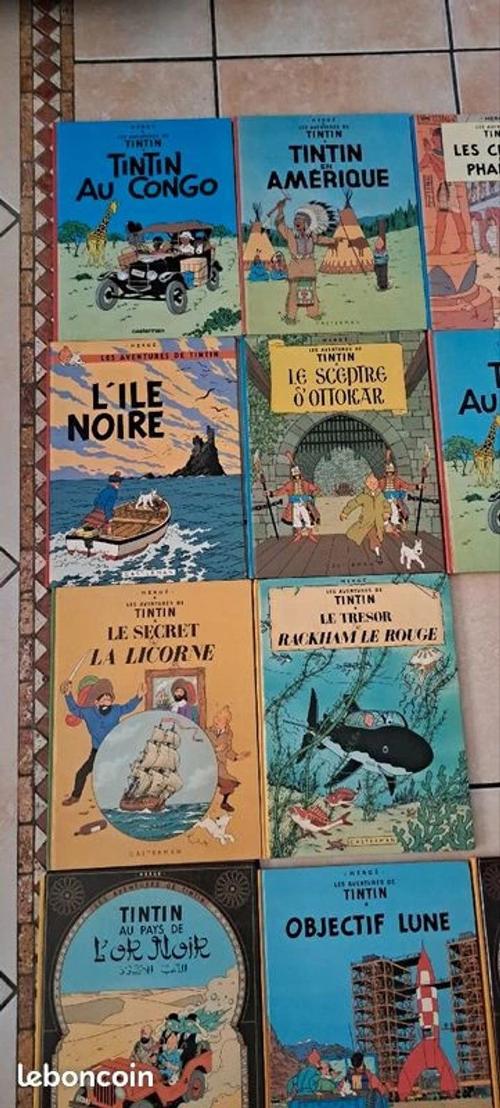 24 BD Tintin ancienne 1966/1976 15€ la BD ou lot - photo numéro 3
