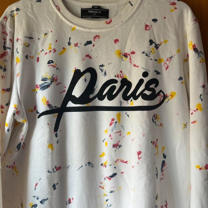 Pull blanc avec imprimé M - photo numéro 2