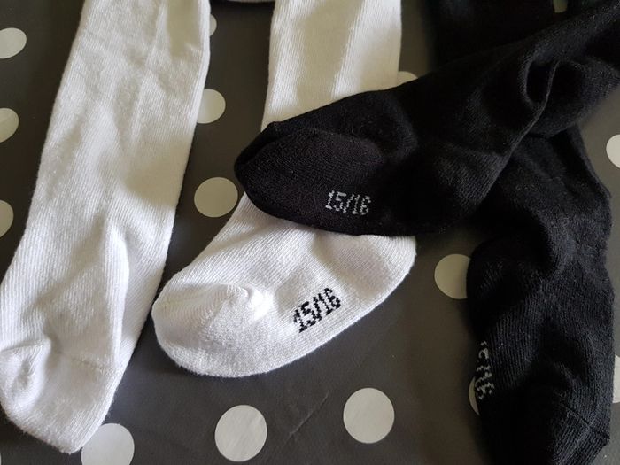 Lot de 2 paires de colants 3/6 mois - photo numéro 2