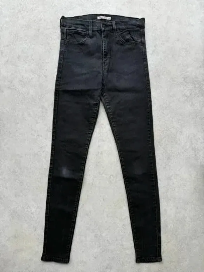 Jeans Levi's 720 W30 FR40 L32 coupe skinny noir Femme Women pan563b - photo numéro 2