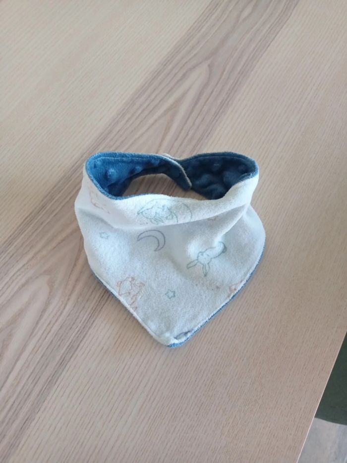 Bavoir bandana cousu main
