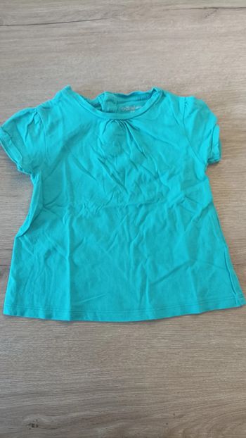 T-shirt bleu Kitchoun 12 mois