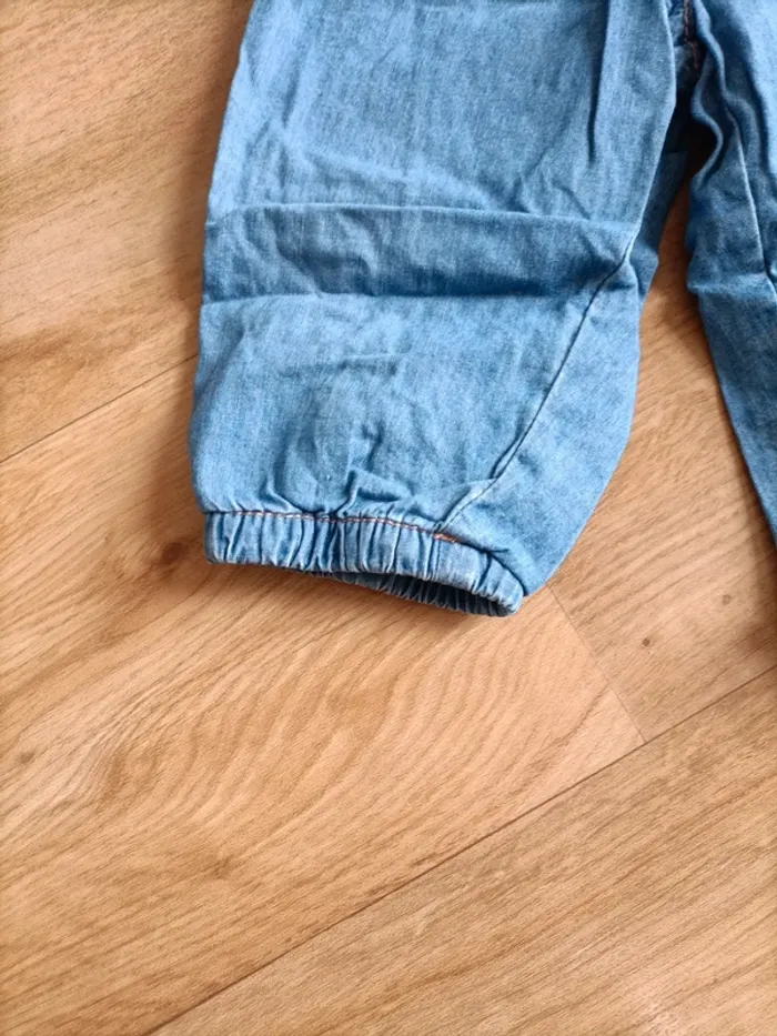 Ensemble blouse gilet et pantalon jeans 12 mois - photo numéro 7