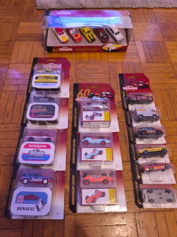 Lot voitures Majorette 60 ans