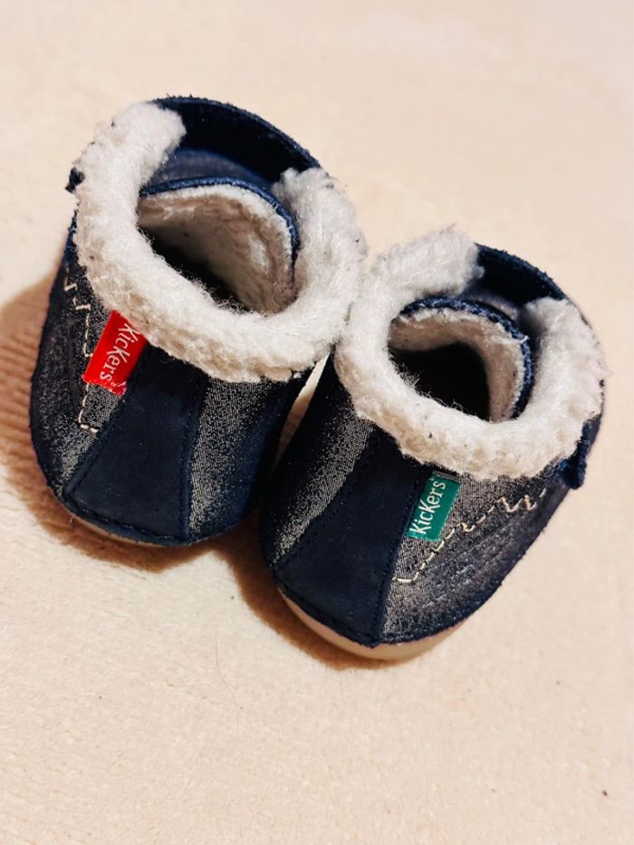 Kickers Marine glitter fourrées - photo numéro 4