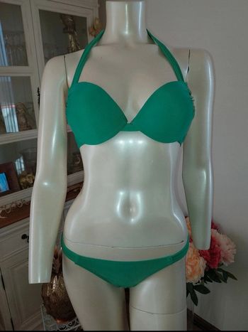Maillot de bain 2 pièces 👙/ Bikini 2 pièces vert tendance état neuf Taille S