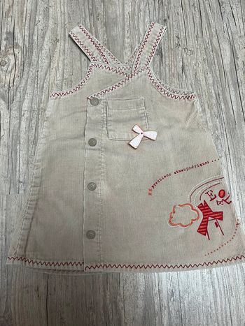 Robe en velours petit pirate taille 12 mois