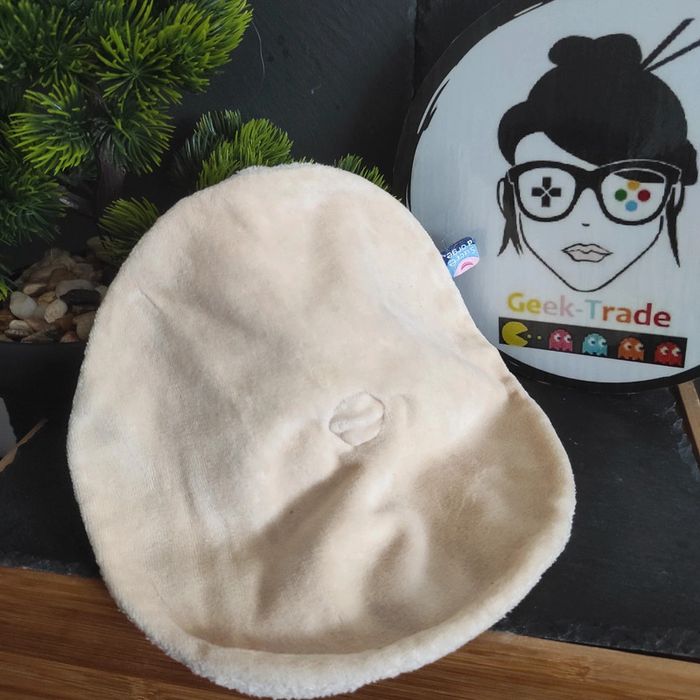 Doudou Peluche Sucre D'orge Mouton Rond Blanc Crème Écru Beige #geektradedoudou - photo numéro 2