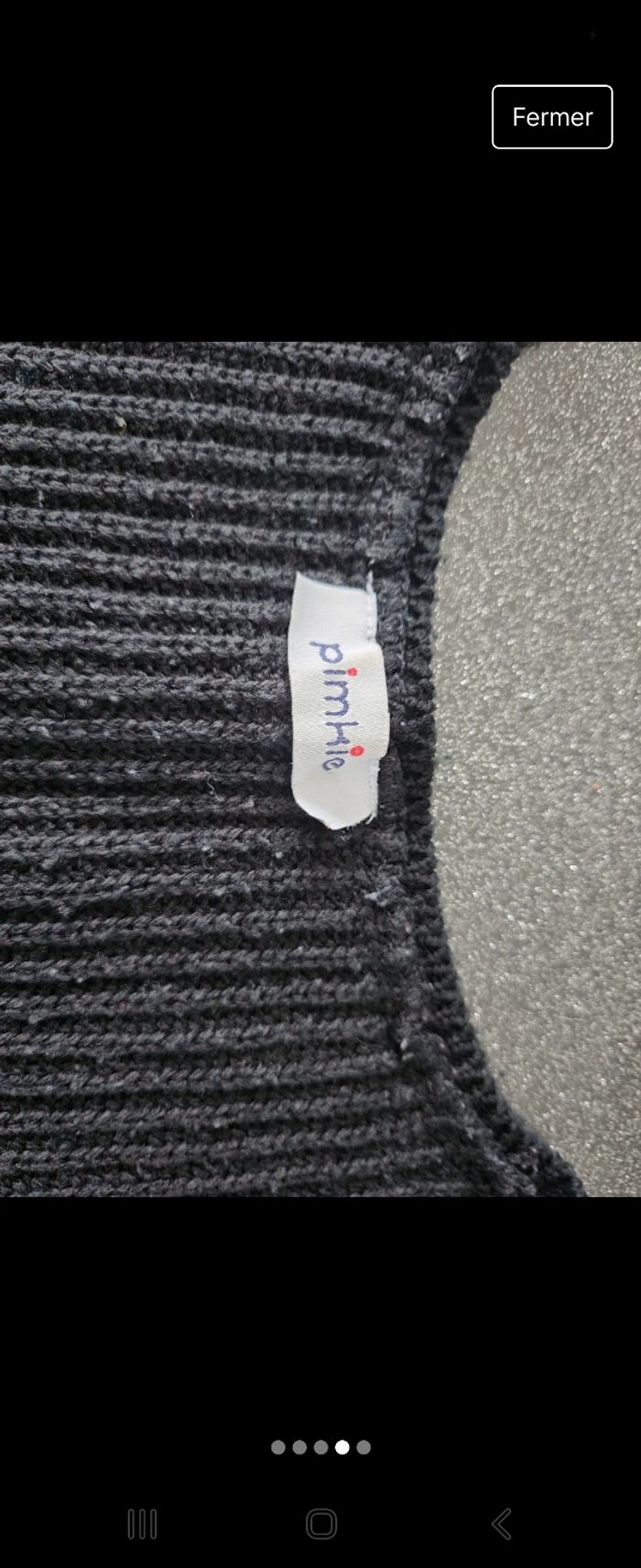 Robe noir en laine Pimkie - photo numéro 4