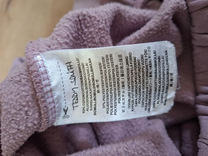 Sweat-shirt à capuche violet Teddy Smith 12 ans - photo numéro 4