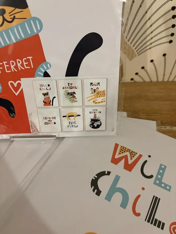 Affiches “Little Explorer” pour chambre enfant - photo numéro 2