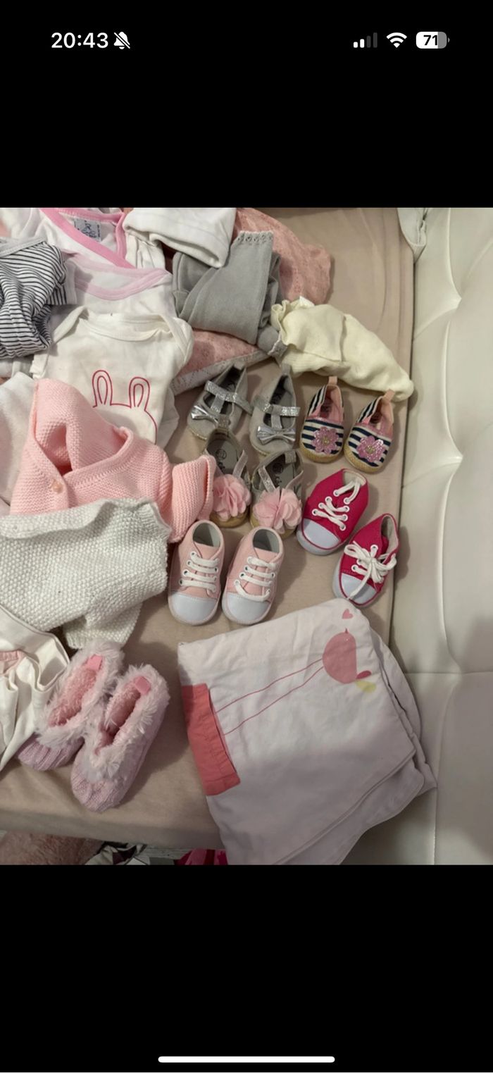 Lot vêtement bébé fille 1-9 mois - photo numéro 2