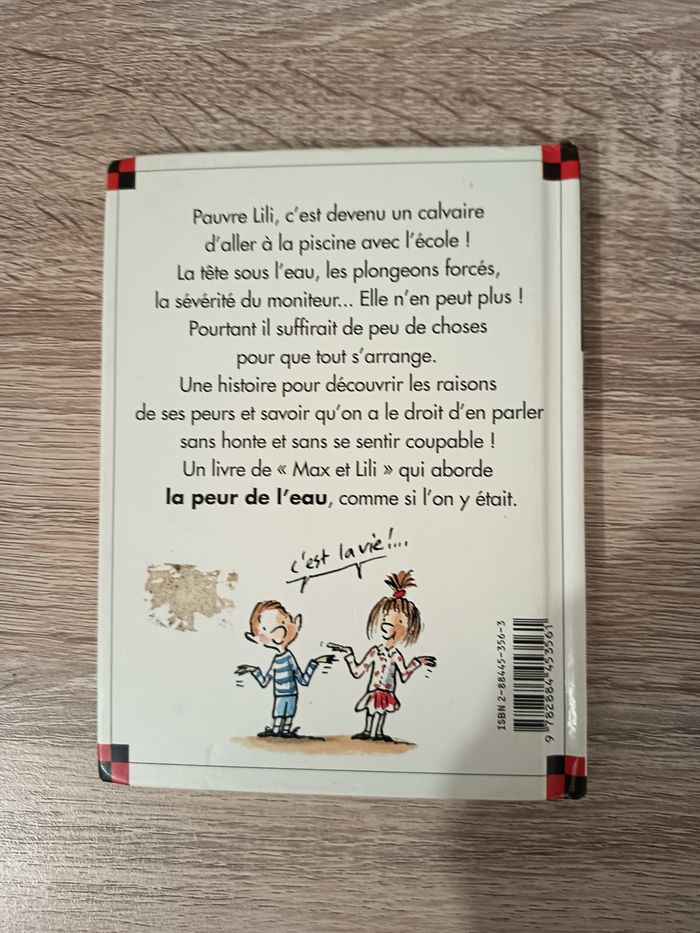 Livre enfant Ainsi va la vie, Lili ne veut plus aller à la piscine, Éditions Alligram - photo numéro 3