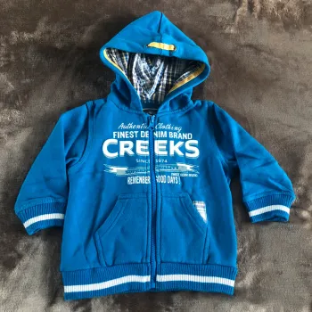 Sweat zippé à capuche Creeks 12 mois