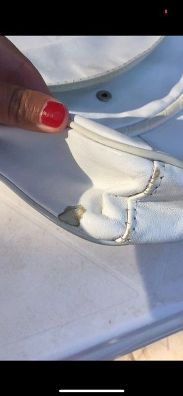 sac blanc vintage - photo numéro 3