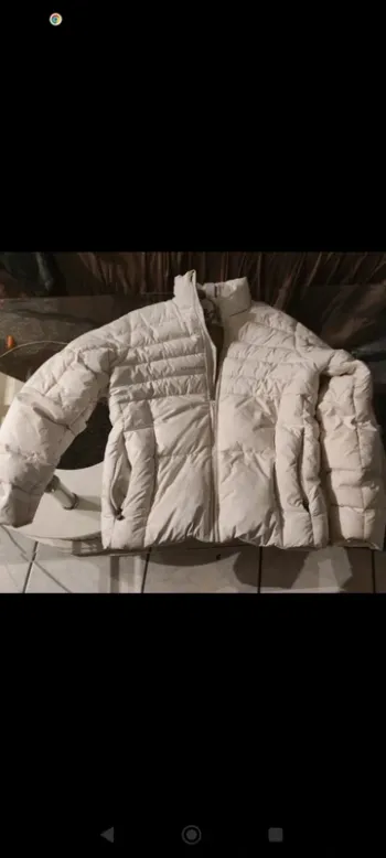 Veste blanche taille 38 DecathlonDoudoune blanc  doudoune quechua taille 38
