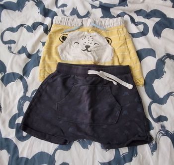 Lot de 2 shorts 24 mois