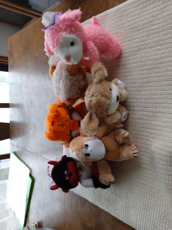 Lot de 6 peluches