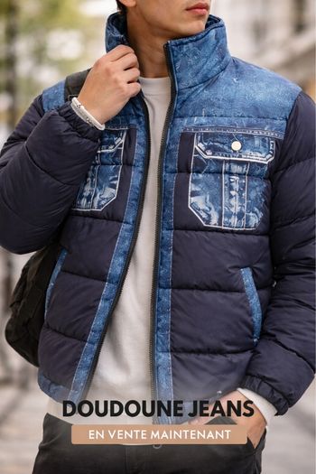 Doudoune jean homme/femme
