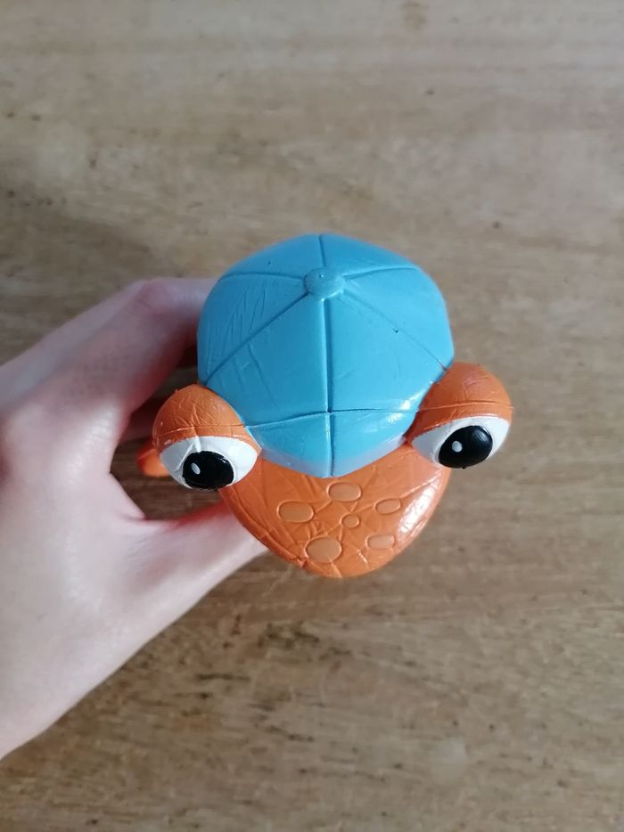 Grenouille orange en polystyrène - photo numéro 8
