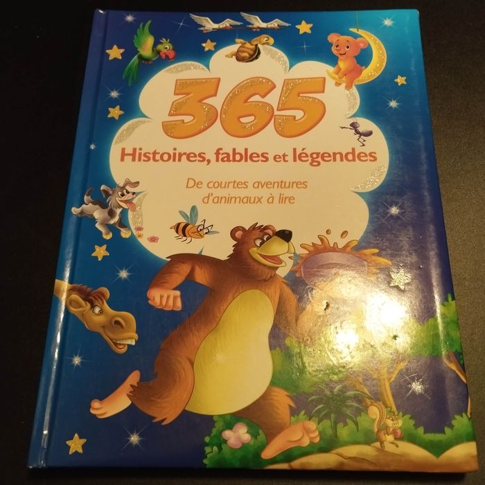 Livre enfant 365 fables et histoires d'animaux