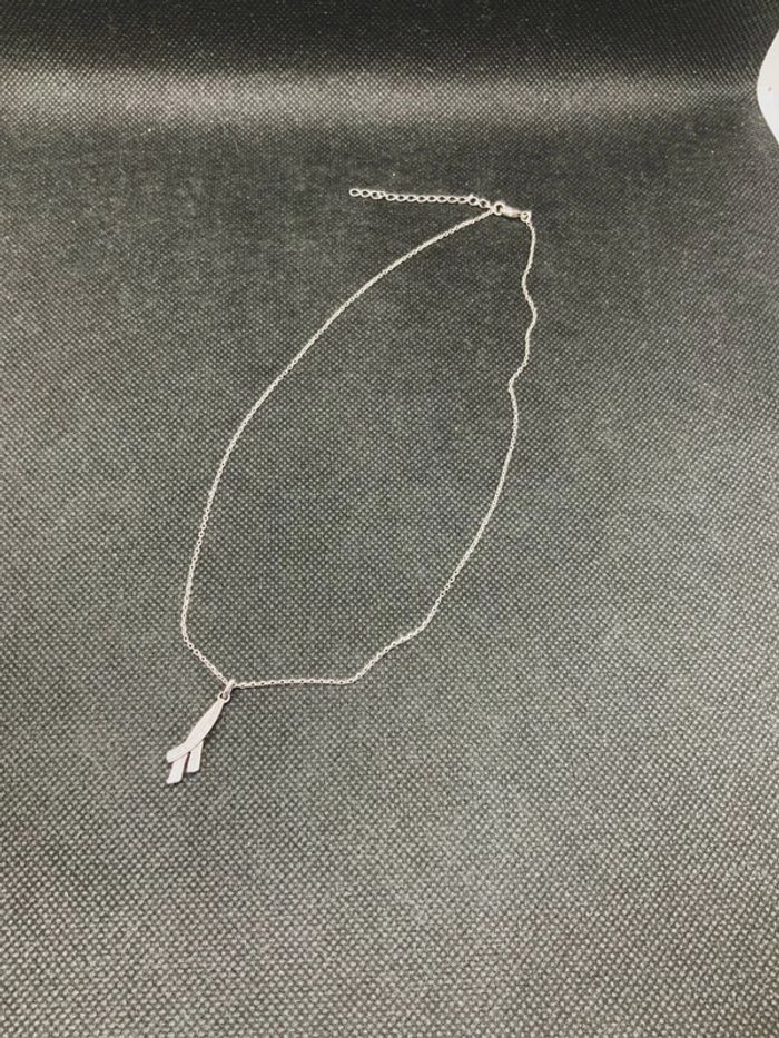 Collier avec pendentif en argent 925 - photo numéro 2