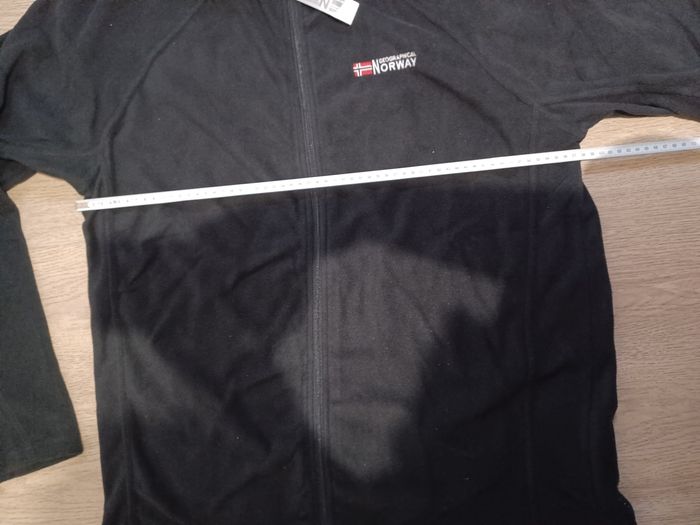 Veste polaire noir micro polaire legere avec capuche geographical norway modele tugood - photo numéro 2