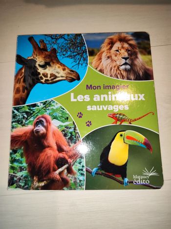 Mon imagier les animaux sauvages