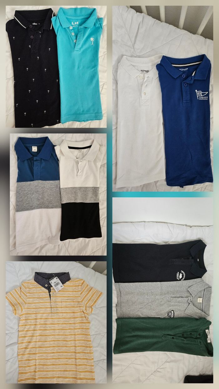 Lot de 10 polos 5 ans
