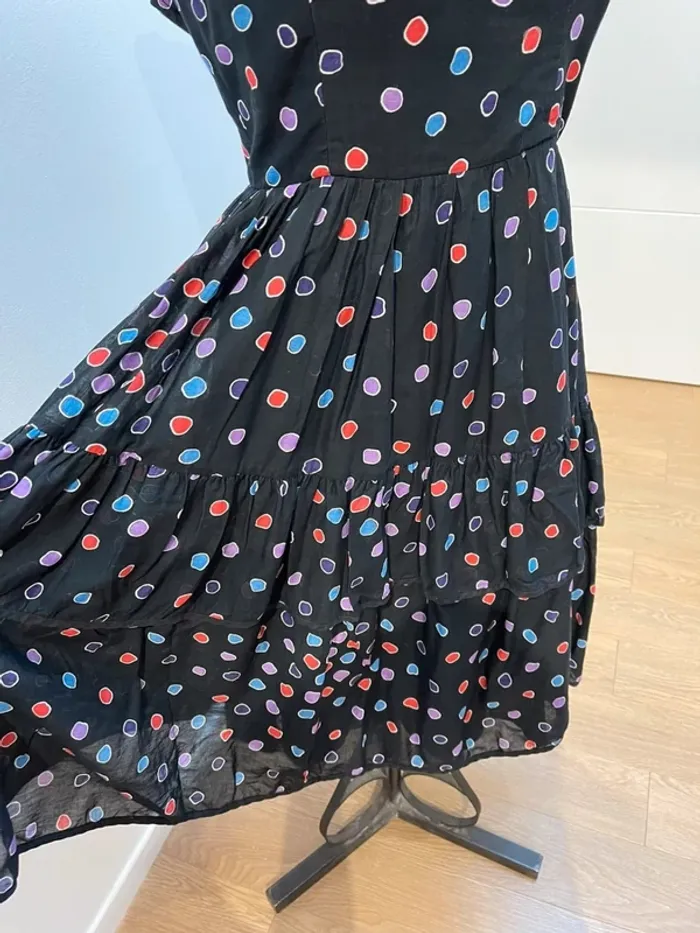 Superbe Robe vintage 🌸 Jacqueline Lechat Cannes 34 36 - photo numéro 4