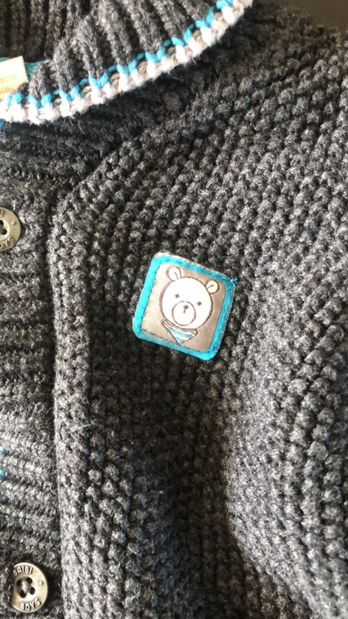 Gillet okaidi 6 mois ourson - photo numéro 2