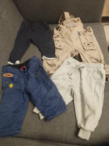 Lot pantalons 68cm