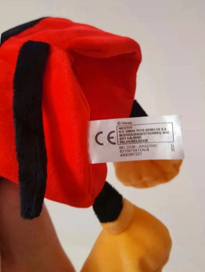 Peluche marionnette mickey disney nicotoy - photo numéro 4