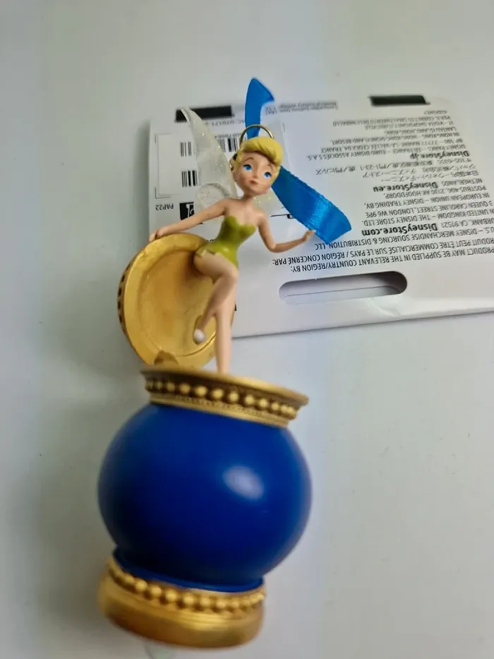 D238 Tinker Bell Light-Up Living Magic Sketchbook Ornament, Peter Pan - photo numéro 3