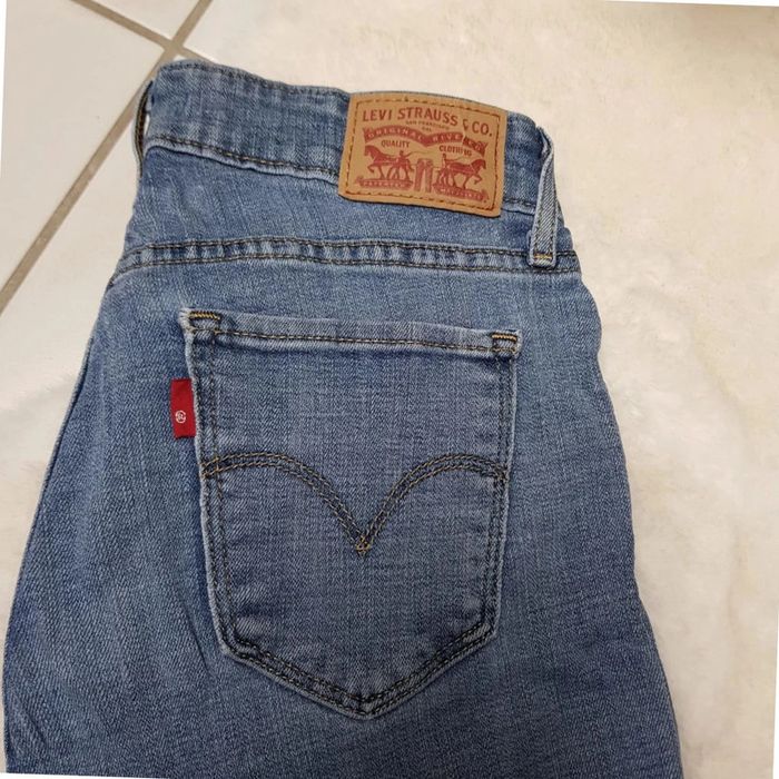 Jean Levi's 711 Skinny W27 L28 Bleu - photo numéro 5
