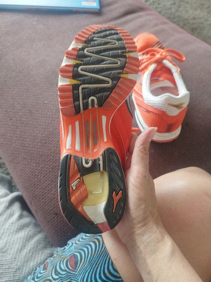 Chaussures femme de running taille 39 pour course de 10 ou 20 km diadora AX - photo numéro 13