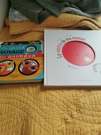 Lot de 2 beaux livres enfant cadeau naissance
