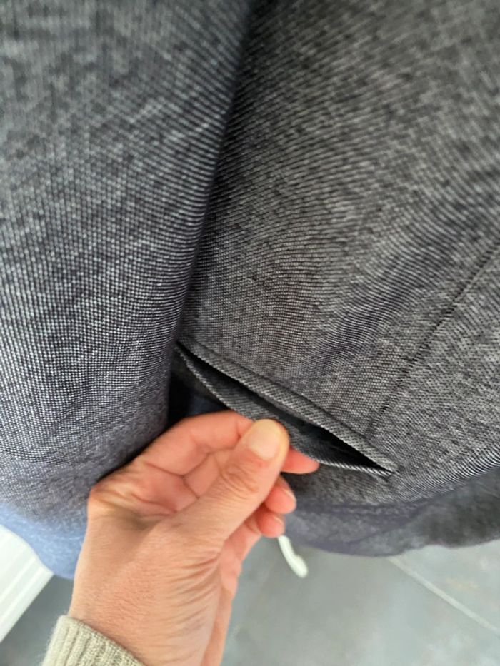 Blazer H&M bleu marine chiné taille 38/40 - photo numéro 4