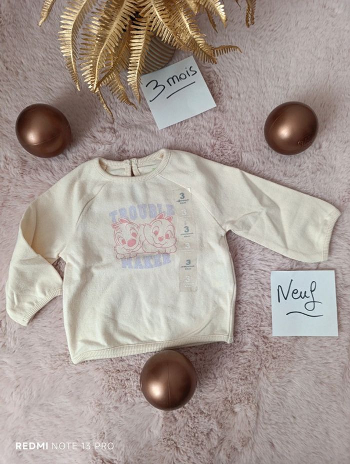 Pull Disney tic et tac neuf - photo numéro 2