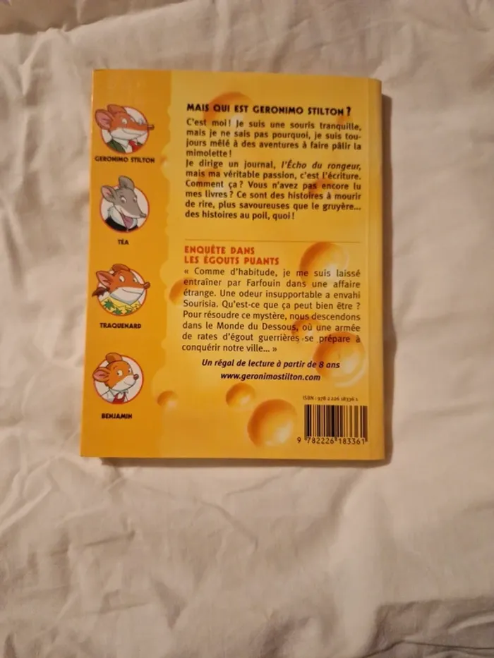 Geronimo Stilton Enquête dans les égouts puants - photo numéro 2