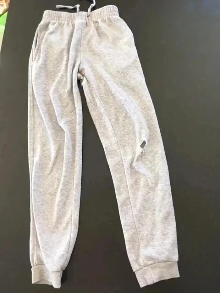 Jogging gris garçon 9‑10 ans Confort assuré - photo numéro 2