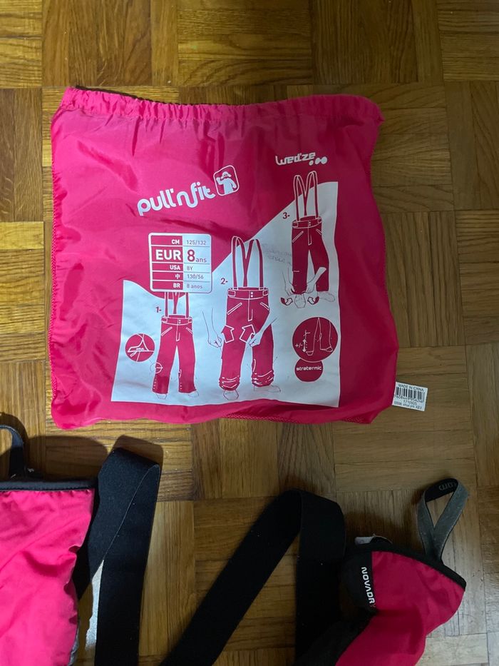 Pantalon de ski rose enfant - photo numéro 4